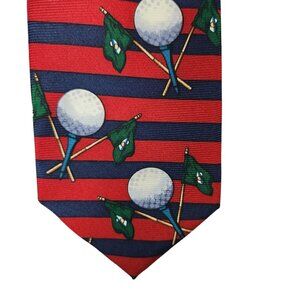 Cross & Winsor Golf Themed Novelty Necktie